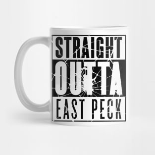 Straight Outta East Peck  (Black Shattered) Mug